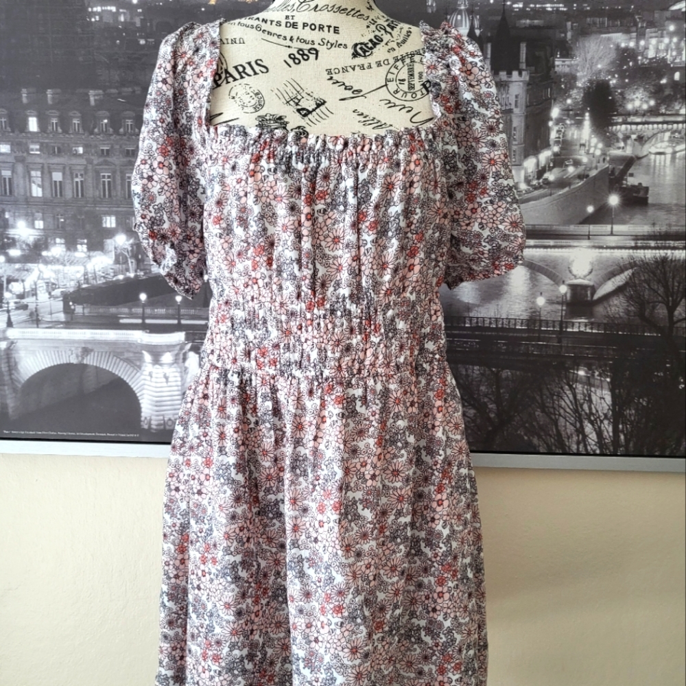 Junior's BP floral print dress